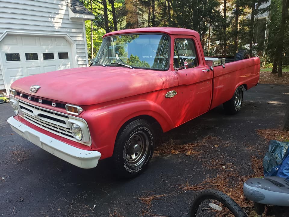 Shined Vintage Ford Pickup