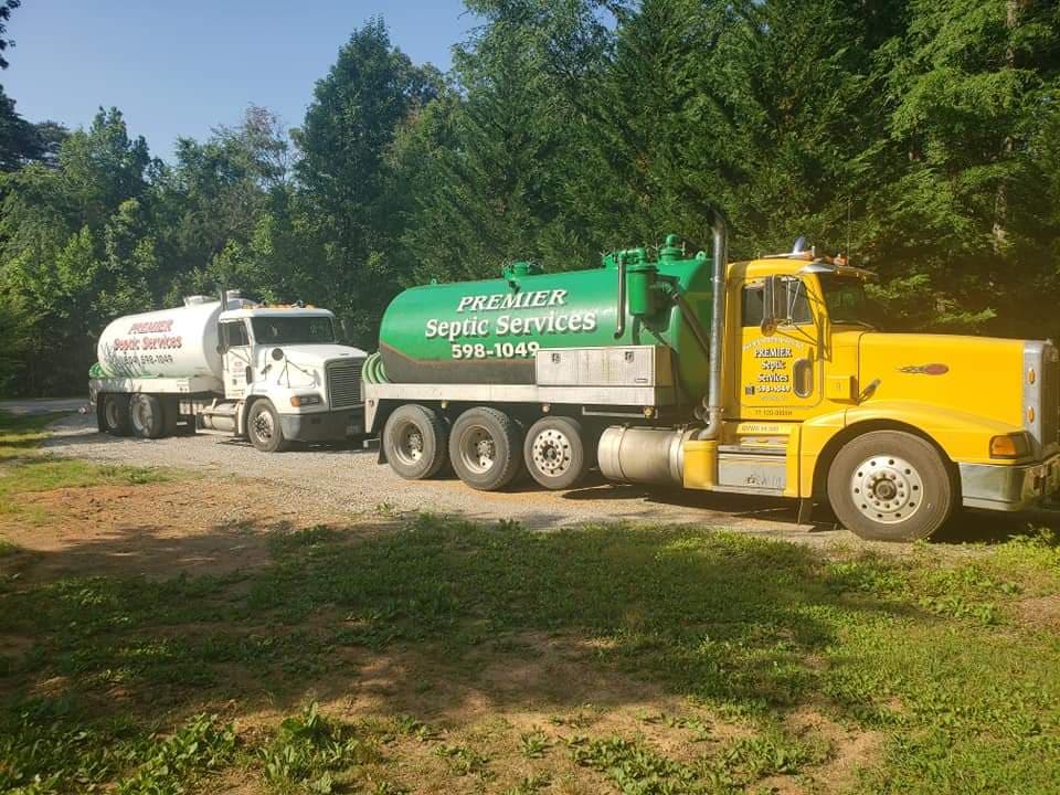dirty septic tank truck