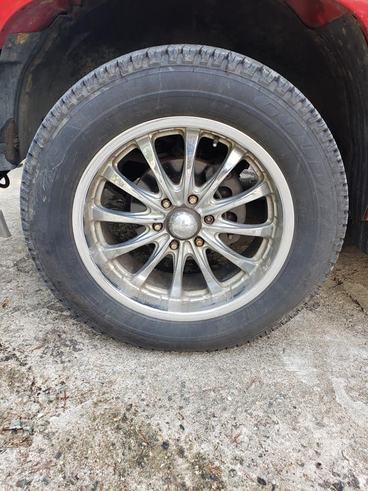 dirty suburban wheel
